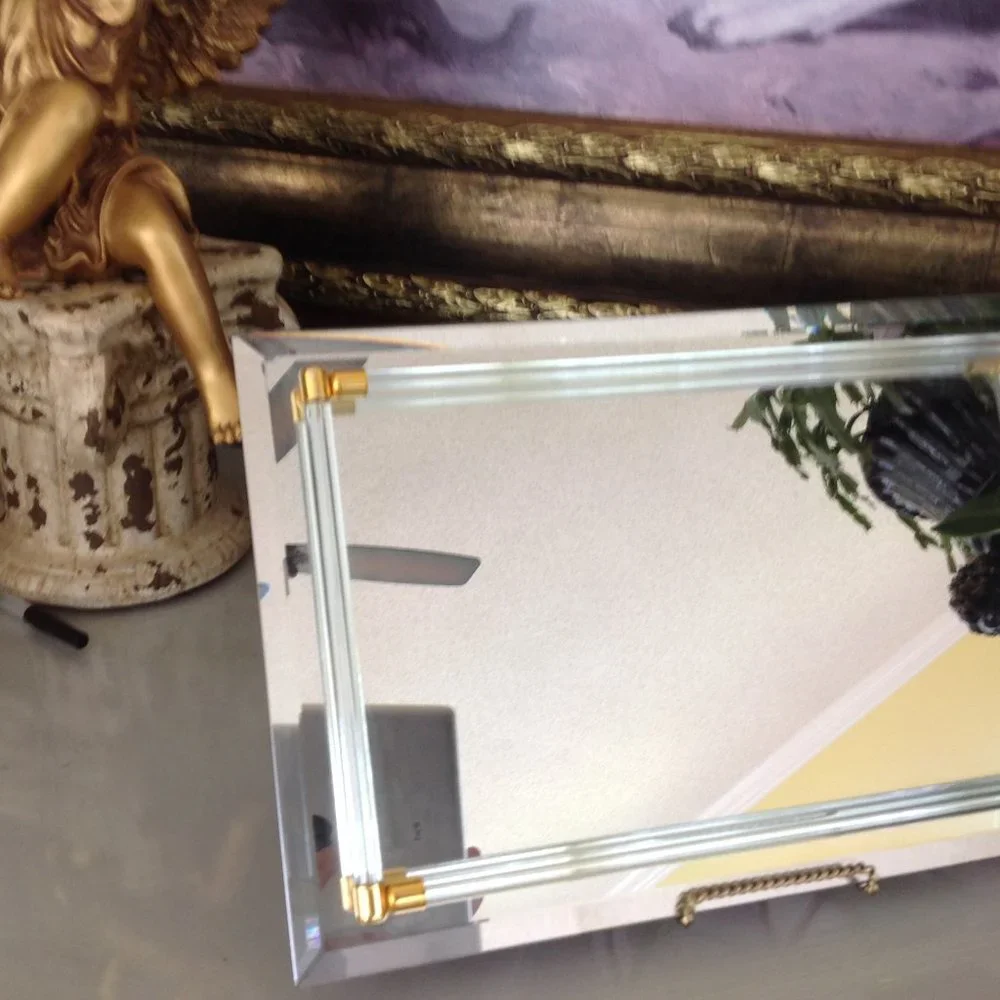 Vintage Mirrored Vanity Tray